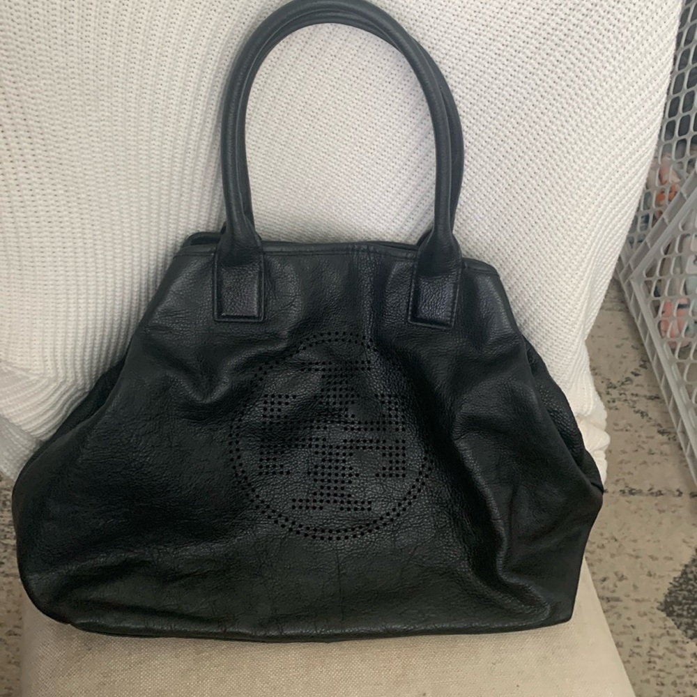 Tory Burch leather tote black